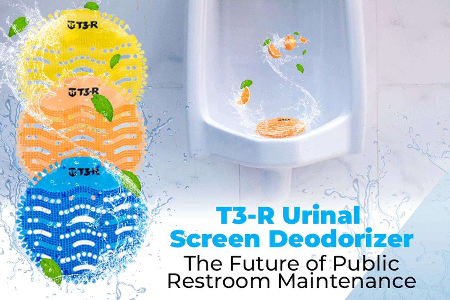 T3-R urinal screen deodorizer